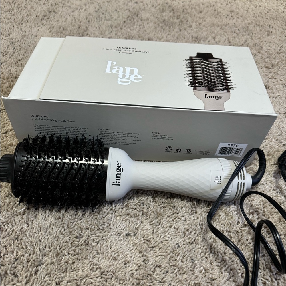 Lange 2 in 1 brush dryer